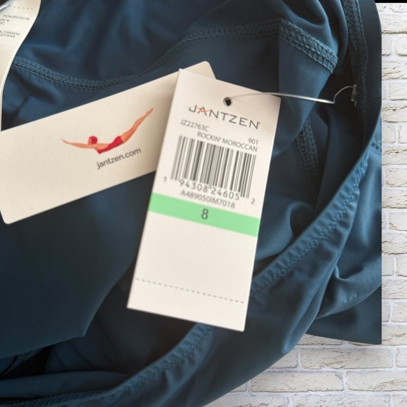 NEW Jantzen blue swim skirt Size 8 NWT - Picture 3 of 4